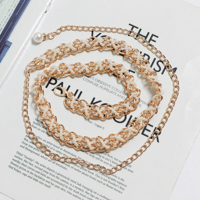 Metal Chain Chain Thin Summer Waist Chain