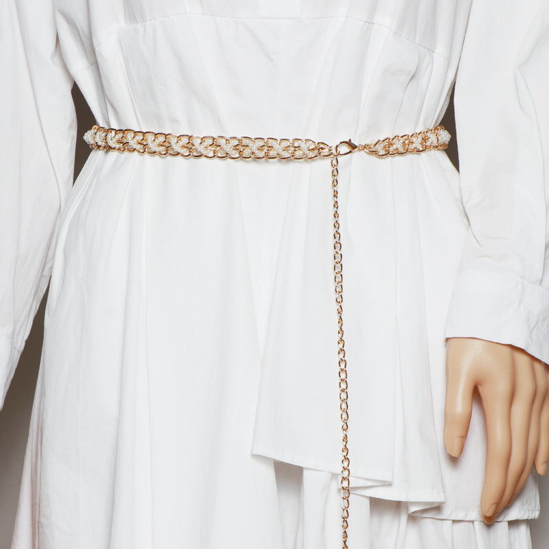 Metal Chain Chain Thin Summer Waist Chain