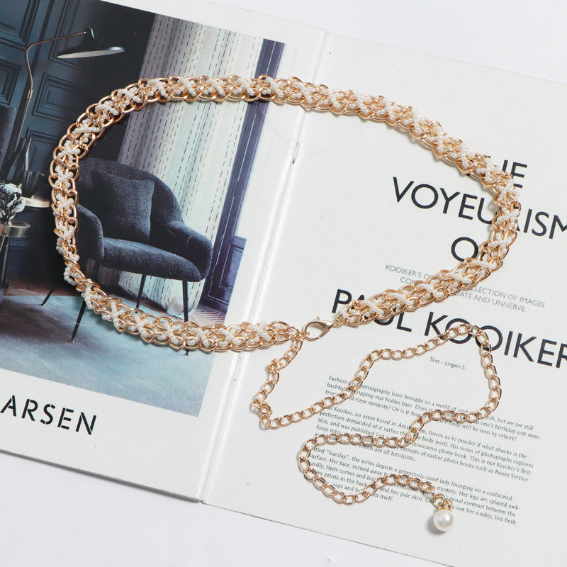 Metal Chain Chain Thin Summer Waist Chain